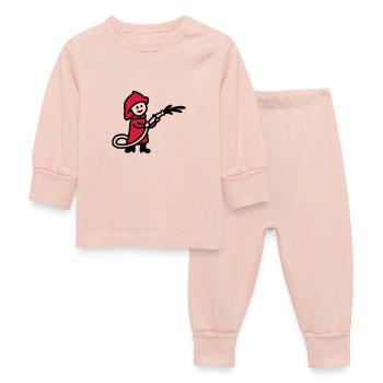 Pompier - Pyjama Bébé - rose cristal - Devant