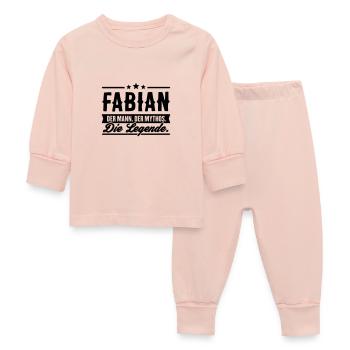 Man Myth Legend Fabian - Pyjama Bébé - rose cristal - Devant