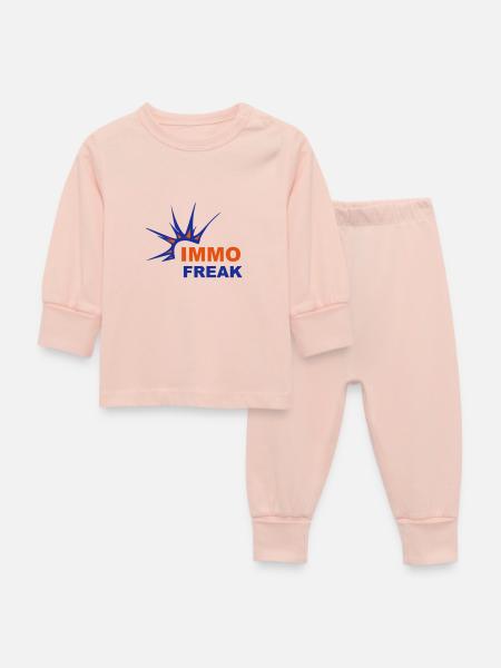IMMO FREAK - Baby Schlafanzug - Kristallrosa