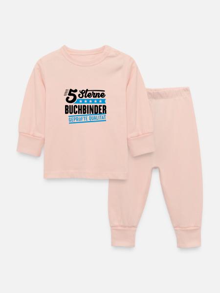 5Sterne Buchbinder - Baby Schlafanzug - Kristallrosa