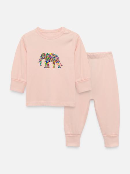 Elephant - Baby Schlafanzug - Kristallrosa