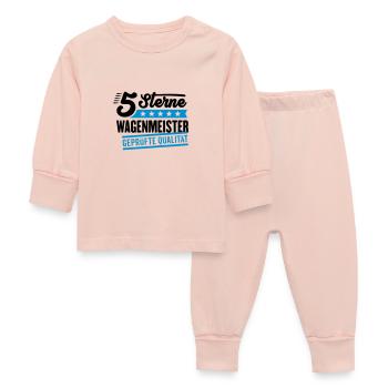 5Sterne Wagenmeister - Baby Schlafanzug - Kristallrosa - Vorne