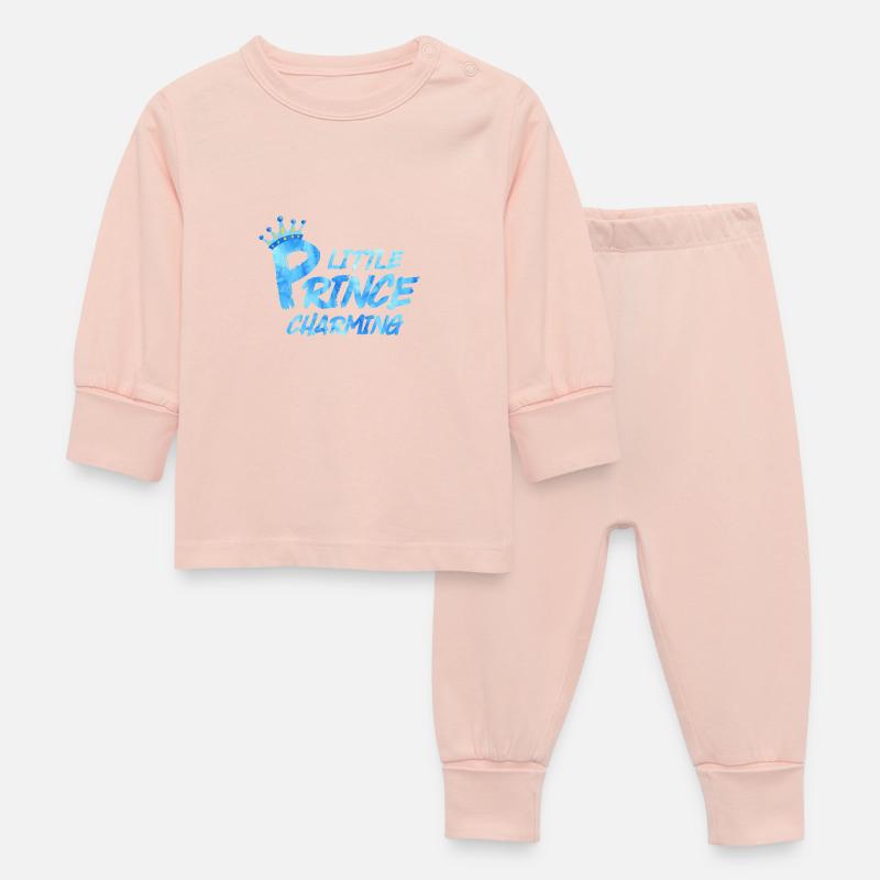 Petit Prince de Charme - Pyjama Bébé - rose cristal