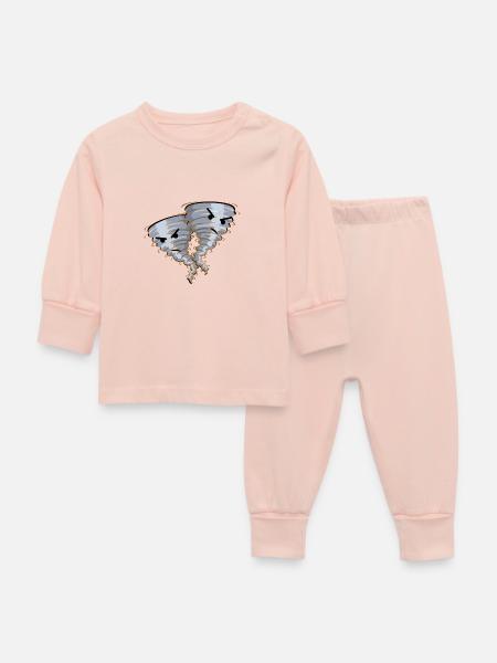 Tornado - Baby Schlafanzug - Kristallrosa