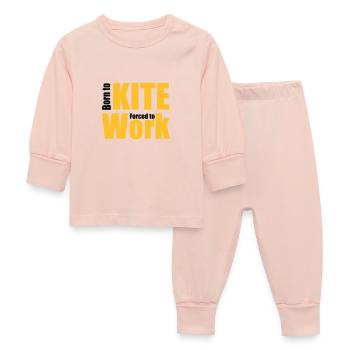 Hang-gliding - Baby Sleepsuit - crystal pink - Front