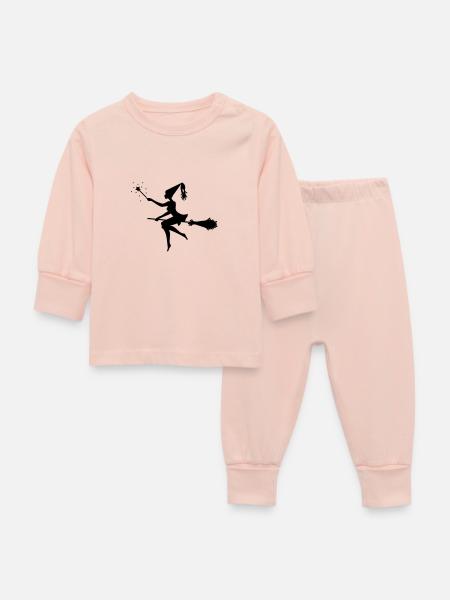 Hexe - Baby Schlafanzug - Kristallrosa