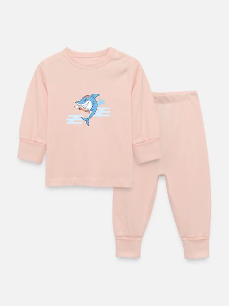 Der Shark Bodyguard - Baby Schlafanzug - Kristallrosa