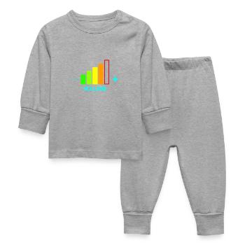 VOLUME UP MEN - Pyjama Bébé - gris chiné - Devant