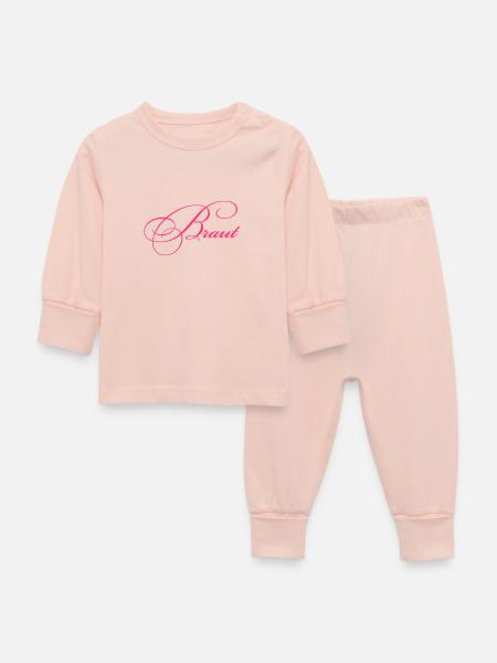 Braut - Baby Schlafanzug - Kristallrosa