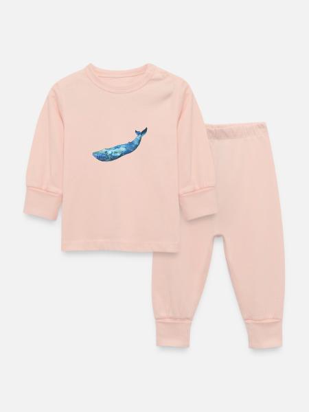 WAL - Baby Schlafanzug - Kristallrosa