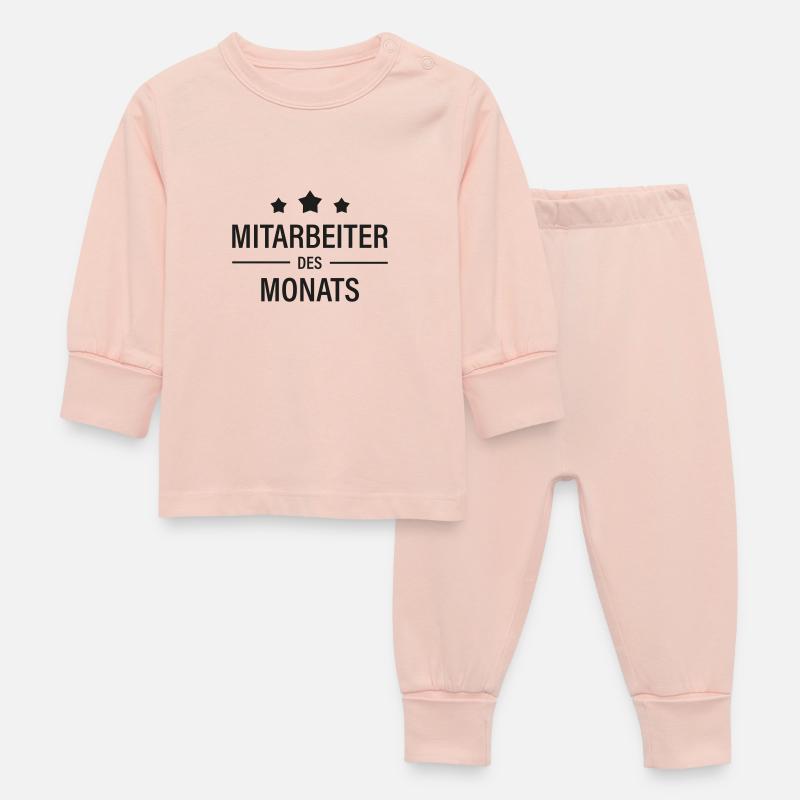 Mitarbeiter des Monats - Baby Schlafanzug - Kristallrosa
