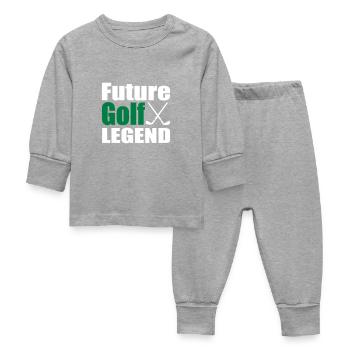 Golfe - Pyjama Bébé - gris chiné - Devant