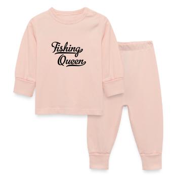 angling - Baby Sleepsuit - crystal pink - Front