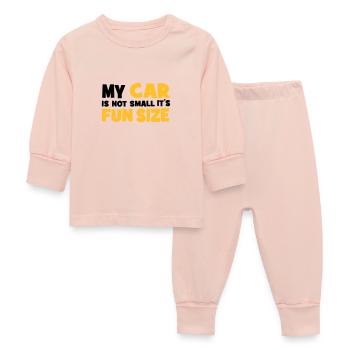 Car - Baby Sleepsuit - crystal pink - Front