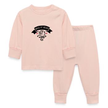 1973 - Baby Sleepsuit - crystal pink - Front