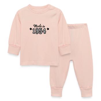 1954 - Baby Sleepsuit - crystal pink - Front