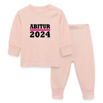 Abitur 2024 - Baby Schlafanzug - Kristallrosa - Vorne