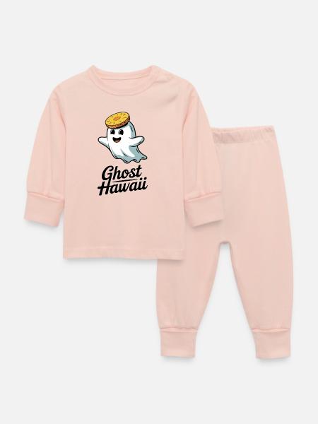 Ghost Hawaii - Baby Schlafanzug - Kristallrosa