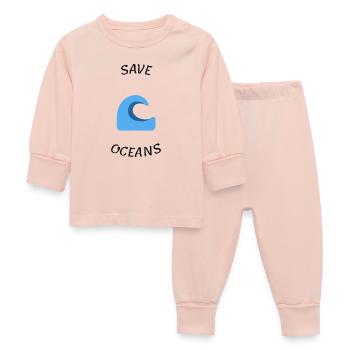 Save ocean - Pyjama Bébé - rose cristal - Devant