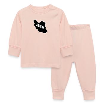 iran - Baby Schlafanzug - Kristallrosa - Vorne