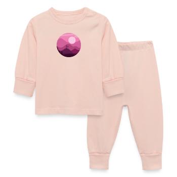 Mountain Biker - Baby Sleepsuit - crystal pink - Front