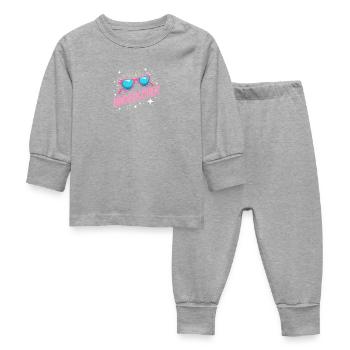 Déguisement Undercover - Sunglasses Fun - Pyjama Bébé - gris chiné - Devant