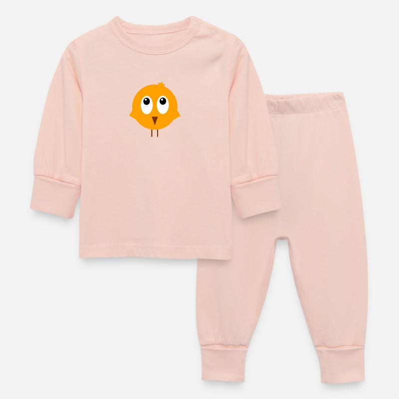 Le poussin vilain - Pyjama Bébé - rose cristal