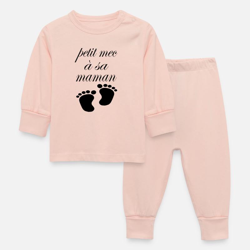 maman - Pyjama Bébé - rose cristal