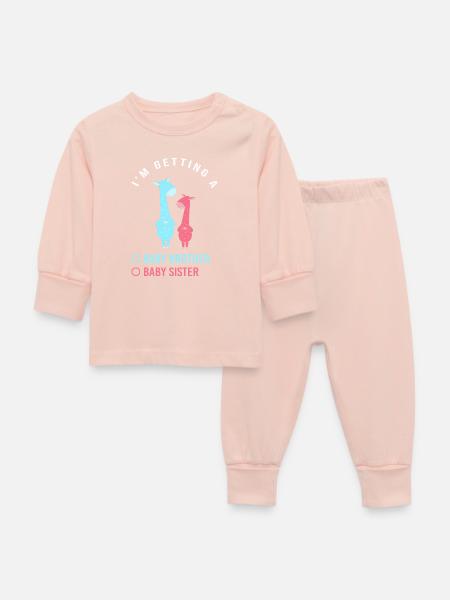 Gender Reveal - Baby Schlafanzug - Kristallrosa