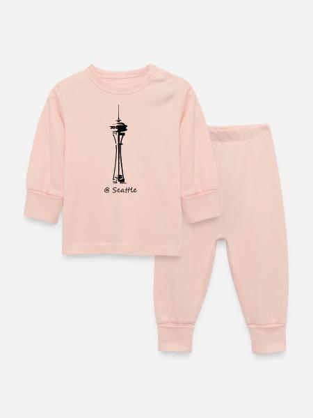 Seattle - Baby Schlafanzug - Kristallrosa