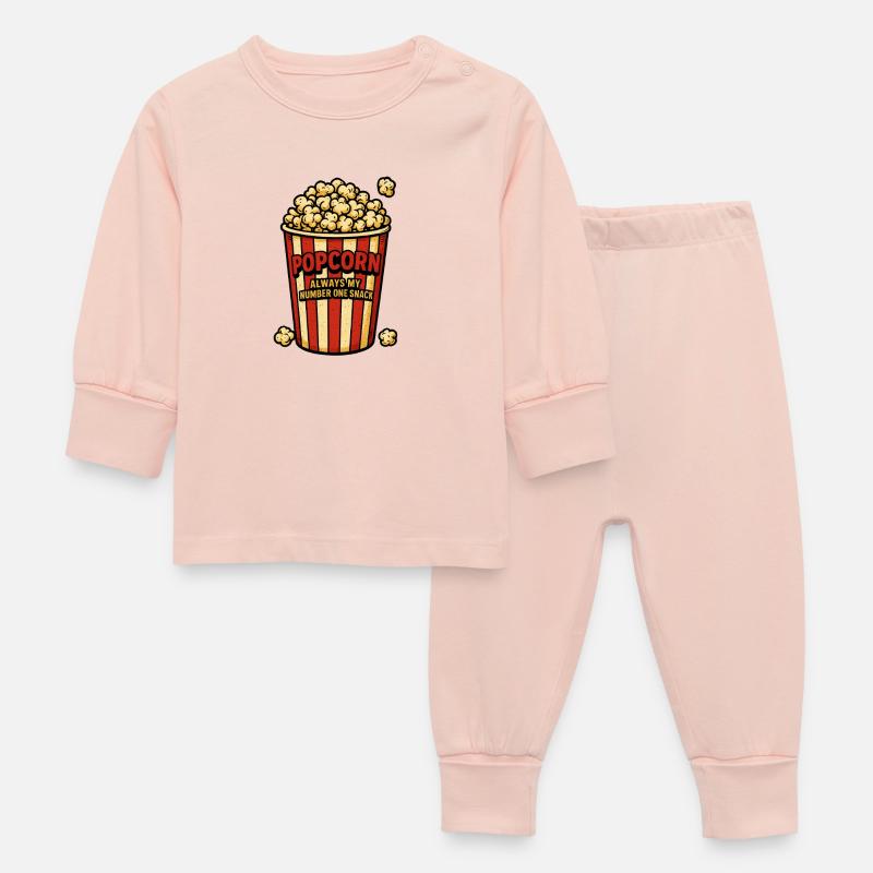 POP-CORN - Pyjama Bébé - rose cristal