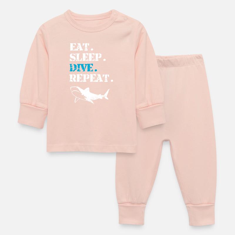 Plongeurs plongeurs - Pyjama Bébé - rose cristal