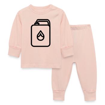 Gas can - Baby Sleepsuit - crystal pink - Front