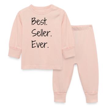 Seller Shop Store Verkäufer Vendeur Vendeuse - Baby Sleepsuit - crystal pink - Front