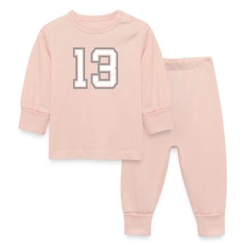 Cool Number 13 - 13 ans 13th Birthday Gift - Pyjama Bébé - rose cristal - Devant