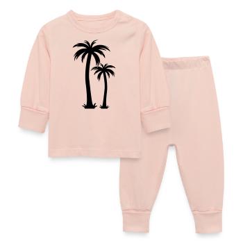 palmen - Pyjama Bébé - rose cristal - Devant