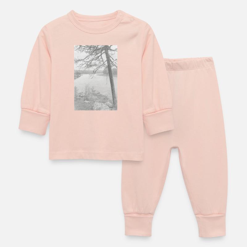 Nature - Pyjama Bébé - rose cristal