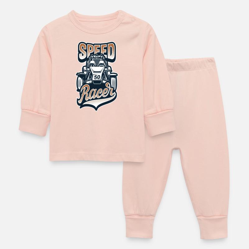 Car Racing - Voitures de course - Voitures de sport - Pyjama Bébé - rose cristal