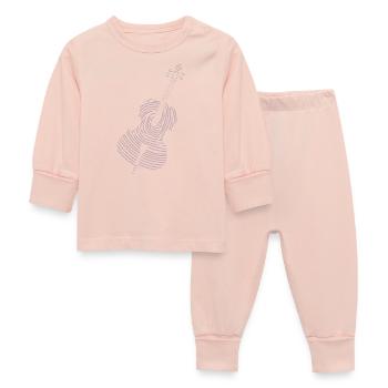 Instrument de musique classique Violoncelle DNA Strand - Pyjama Bébé - rose cristal - Devant
