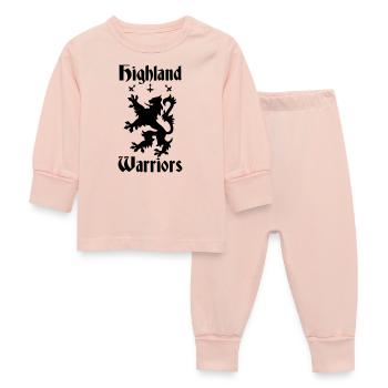 Highland Warriors - Baby Sleepsuit - crystal pink - Front