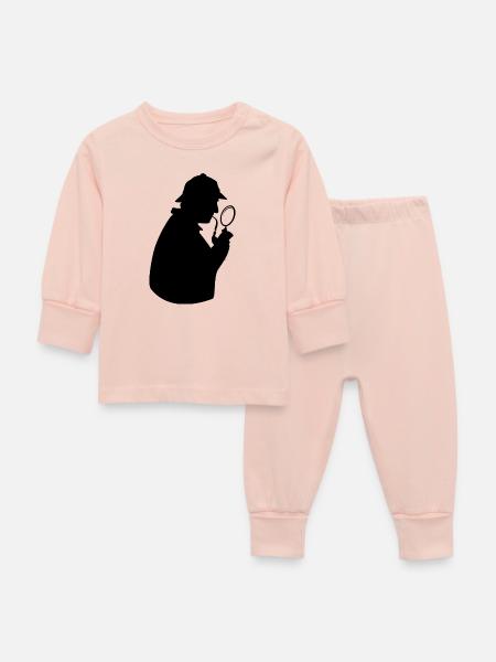 sherlock holmes 147255 - Baby Schlafanzug - Kristallrosa