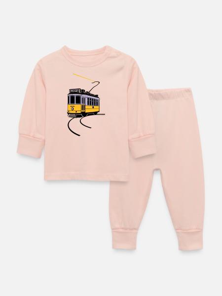 Electrico de Lisboa - Baby Schlafanzug - Kristallrosa