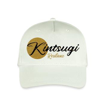 Kintsugi-Vers01-black - Kinder Bio Basecap - Helles Mintgrün - Vorne