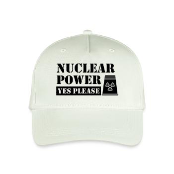 Kernenergie Ja Bitte - Pro Saubere Energie - Kinder Bio Basecap - Helles Mintgrün - Vorne