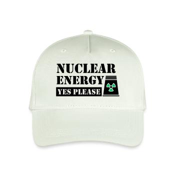 Kernkraft Ja Bitte - Pro Nachhaltige Energie - Kinder Bio Basecap - Helles Mintgrün - Vorne