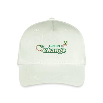 Green Change - Kinder Bio Basecap - Helles Mintgrün - Vorne