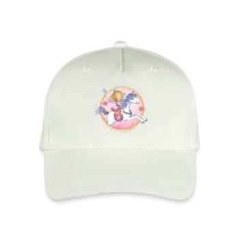Prinzessin Lillifee mit Einhorn Rosalie - Kinder Bio Basecap - Helles Mintgrün - Vorne