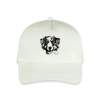 Australian Shepherd - Kinder Bio Basecap - Helles Mintgrün - Vorne