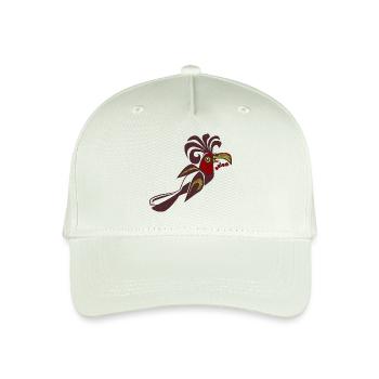 Paradiesvogel Salsa Vogel calypso retro tanzen - Kinder Bio Basecap - Helles Mintgrün - Vorne