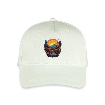 Landschaft - Kinder Bio Basecap - Helles Mintgrün - Vorne